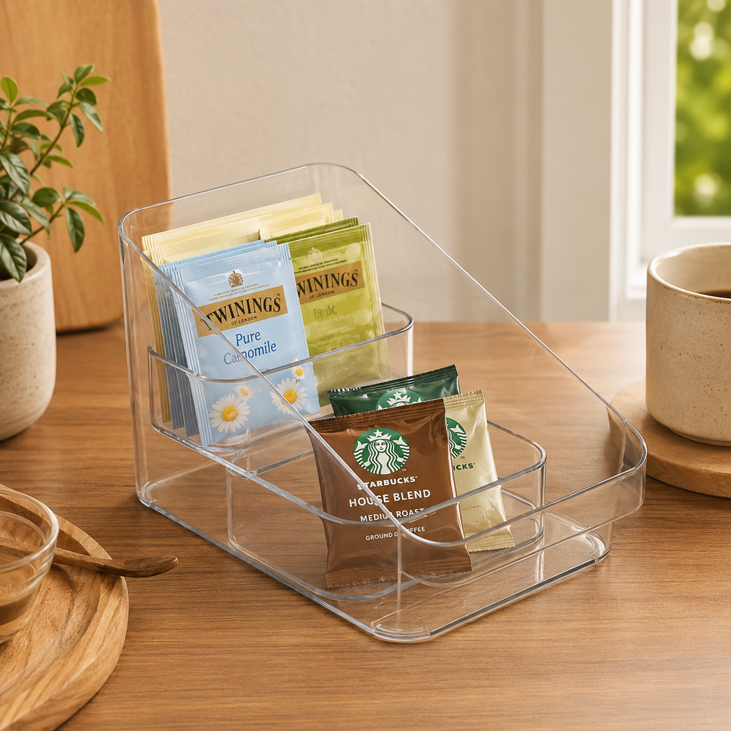 Clear Tiered Pantry Organizer